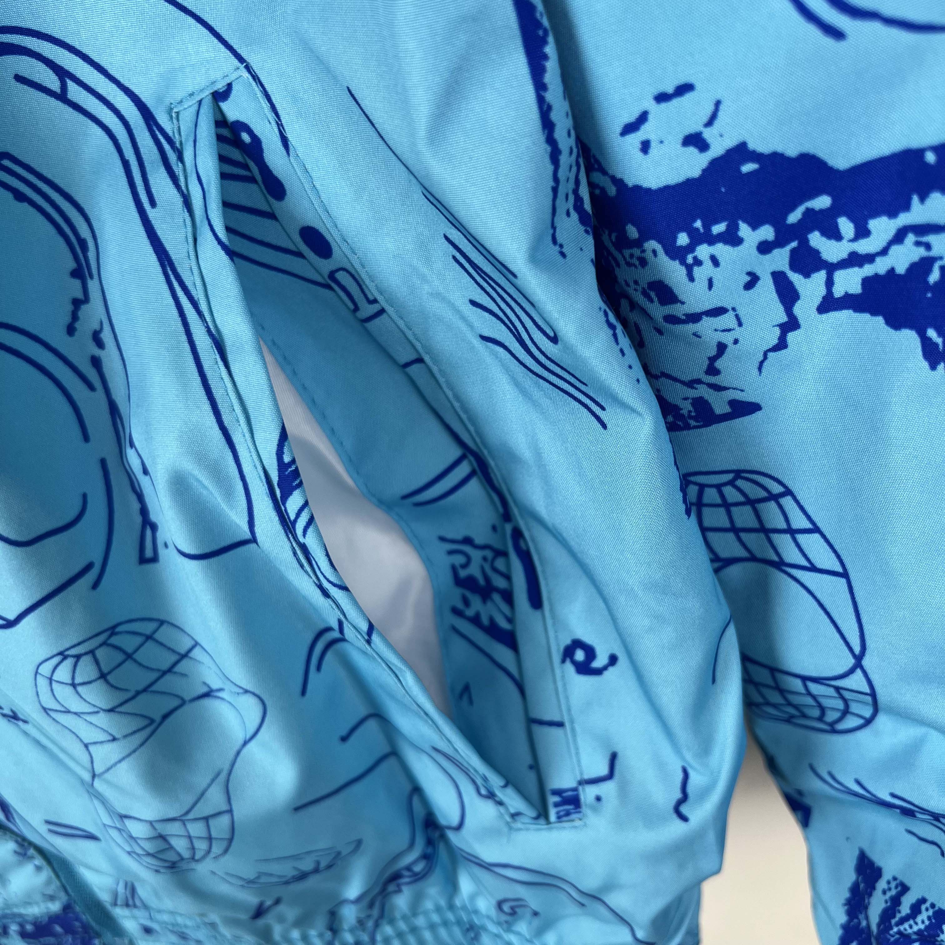 2023-2024 Juventus Reversible Windbreaker Blue Soccer Jersey 1:1 Thai Quality