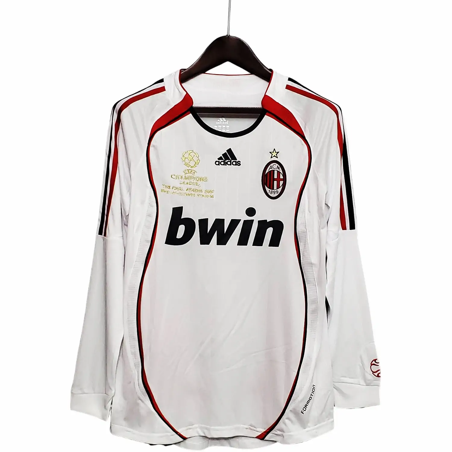 2006/07 AC Milan Away Retro Long Sleeve-Fans