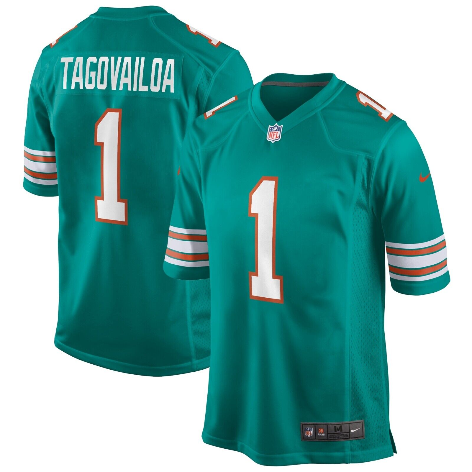 Miami Dolphins 1# Tua Tagovailoa Nike Vapor F.U.S.E. Limited Jersey