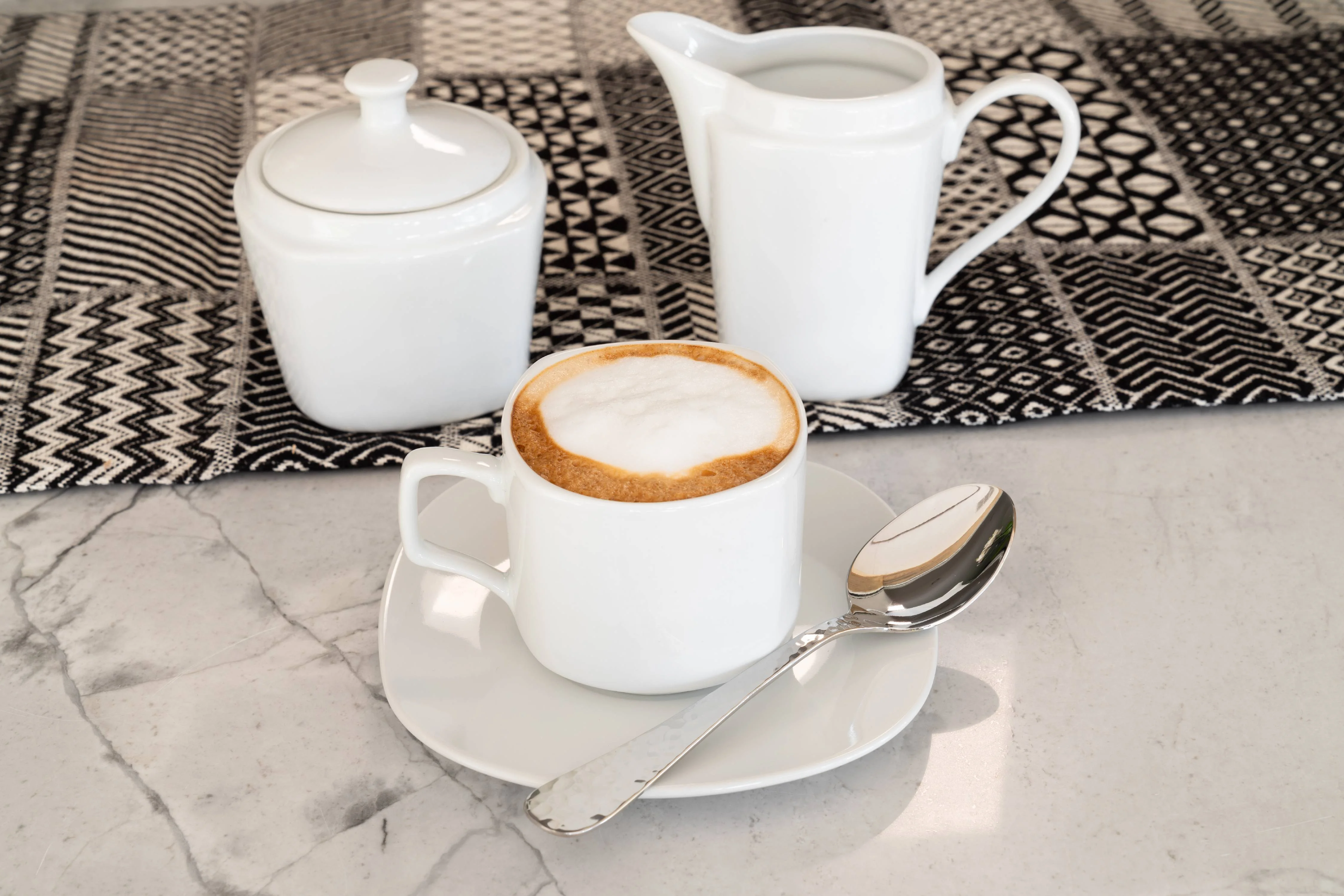 10 Strawberry Street Simply White Square 45-Piece Entertaining Dinnerware Set