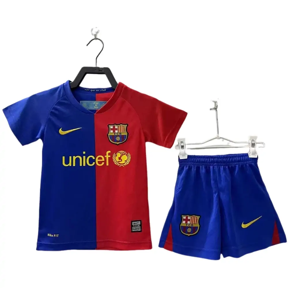 2008/09 Barcelona Home Retro - Kids Kit