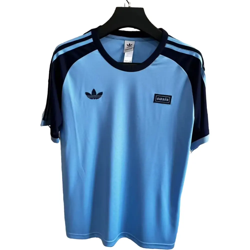 2025-26 Adidas Oasis Collaboration Blue Jersey - Fan Edition