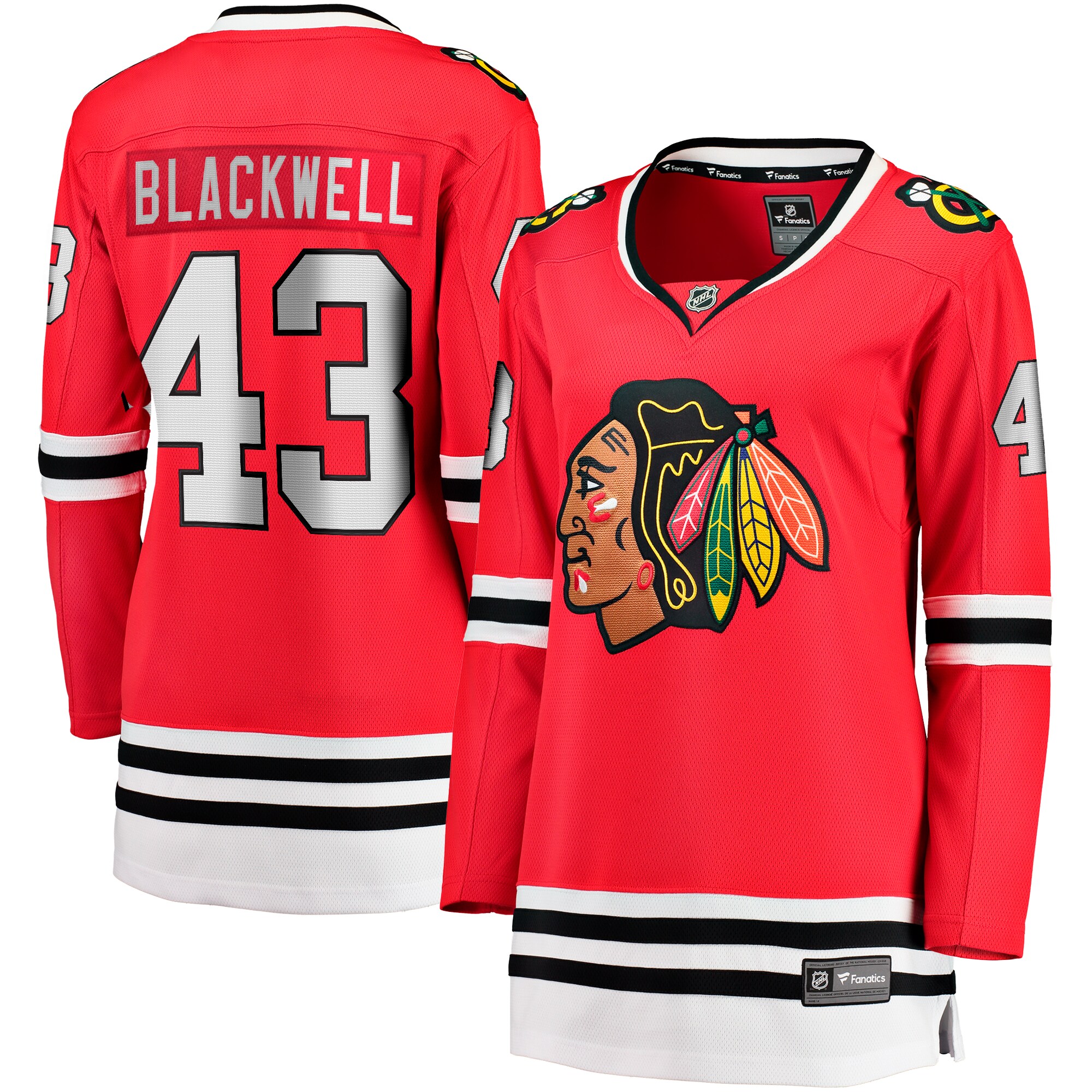 Colin Blackwell Chicago Blackhawks Fanatics Women’s Home Breakaway   Jersey – Red
