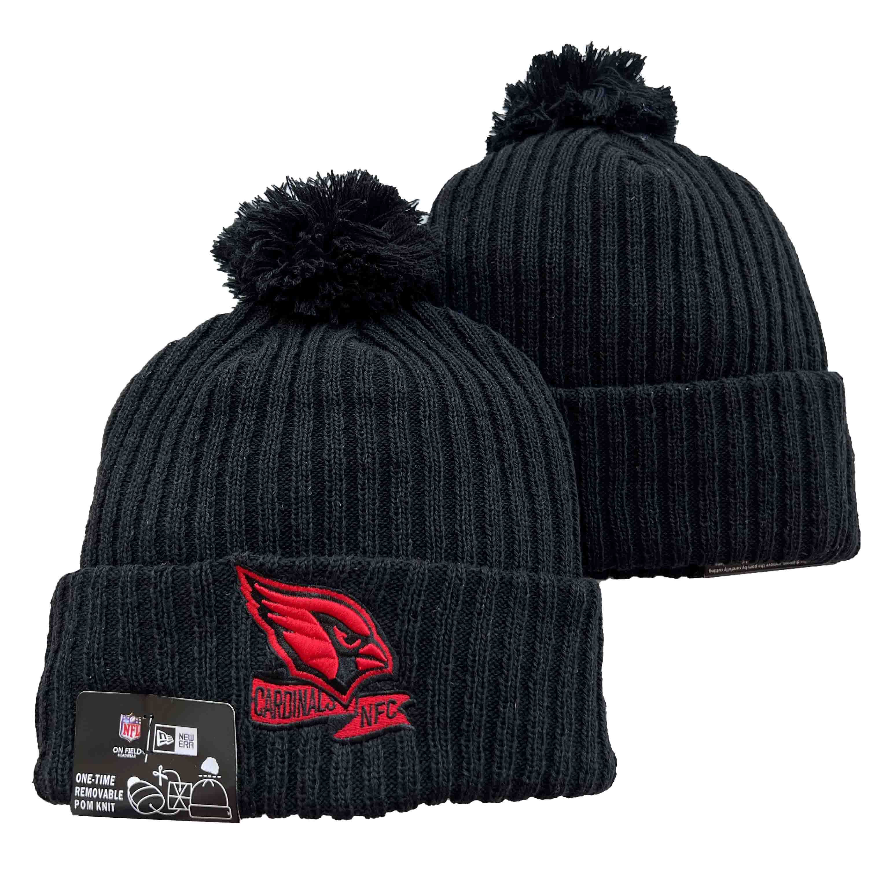 New Era Cardinal Arizona Cardinals Cuffed Knit Hat with Pom