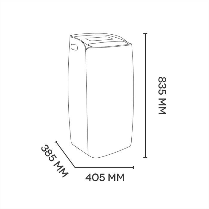 ARGO - MAXIME PLUS Condizionatore portatile-BIANCO / AZZURRO