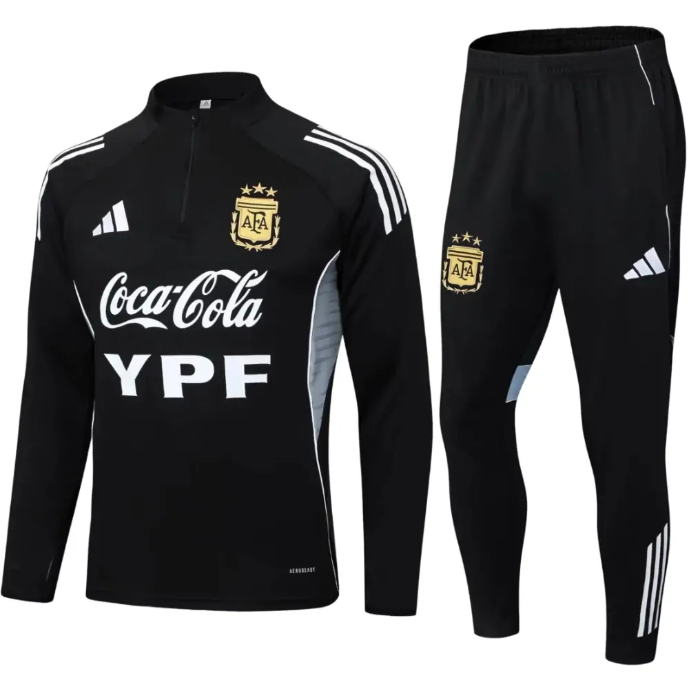 2025-26 Argentina Black Kids Training Jersey