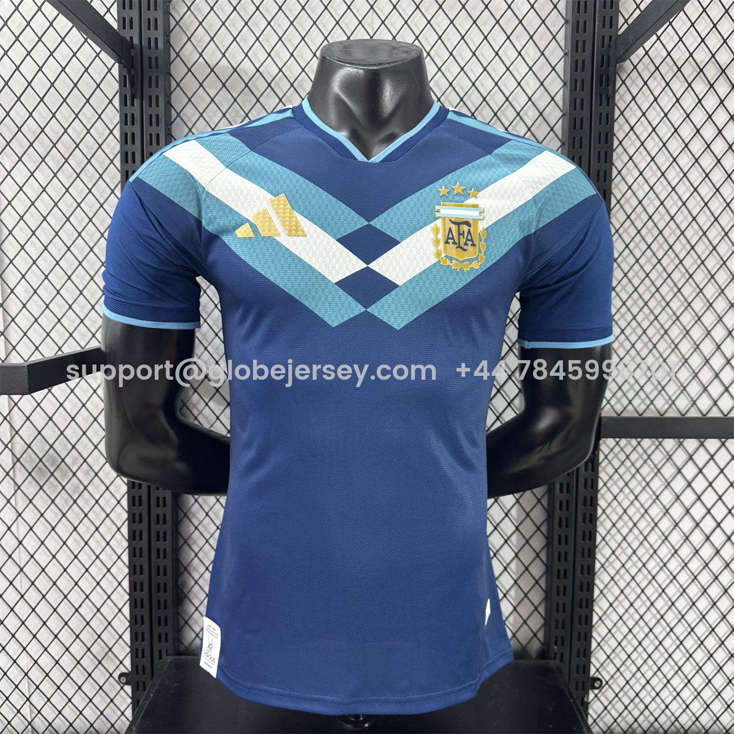 Argentina 2026 Blue Shoulder Stripes Special Jersey - Player Version