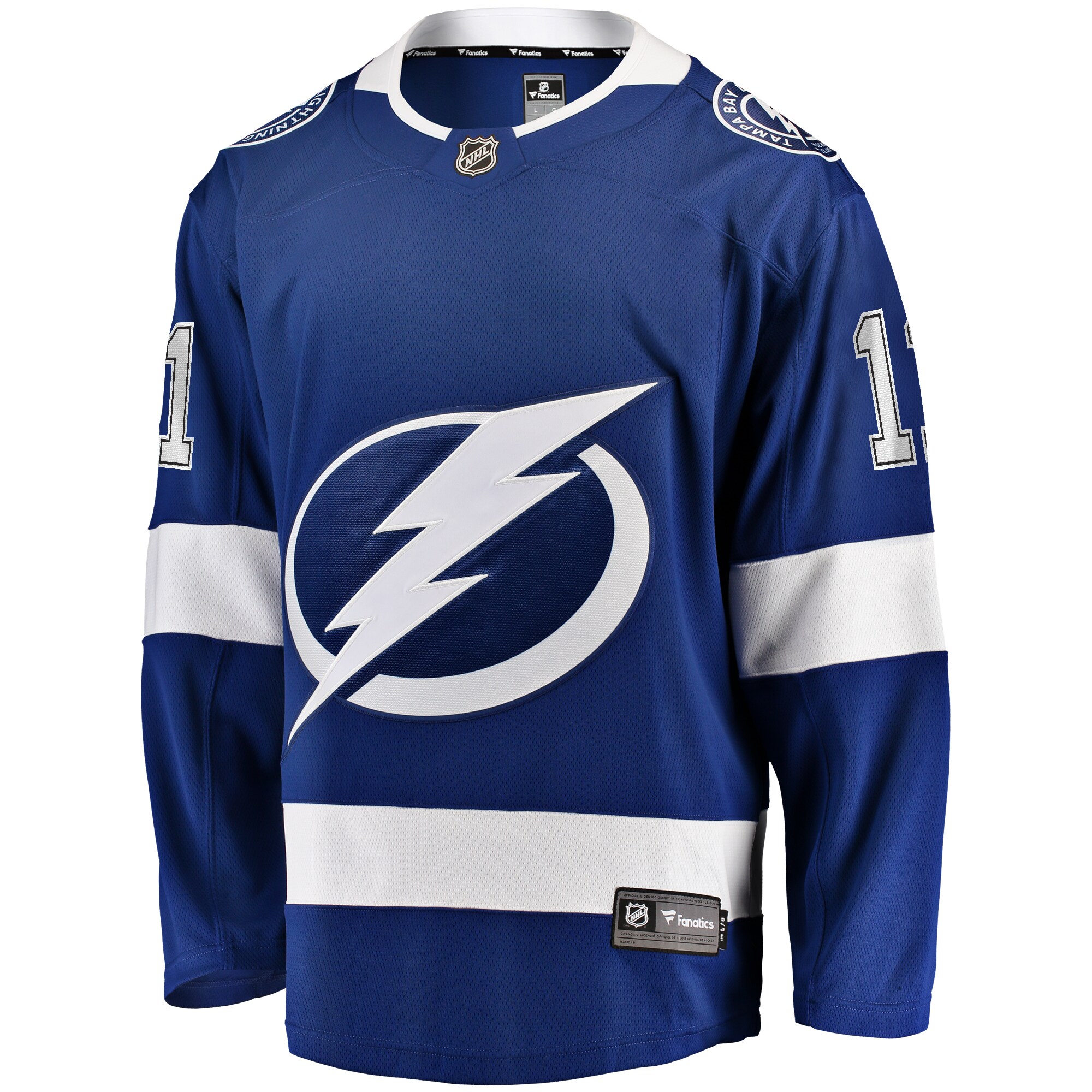 Luke Glendening Tampa Bay Lightning Fanatics Home Breakaway Jersey – Blue