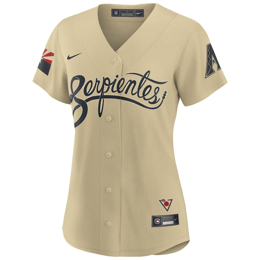 Women's Arizona Diamondbacks Randy Johnson City Connect Replica Jersey - Sand