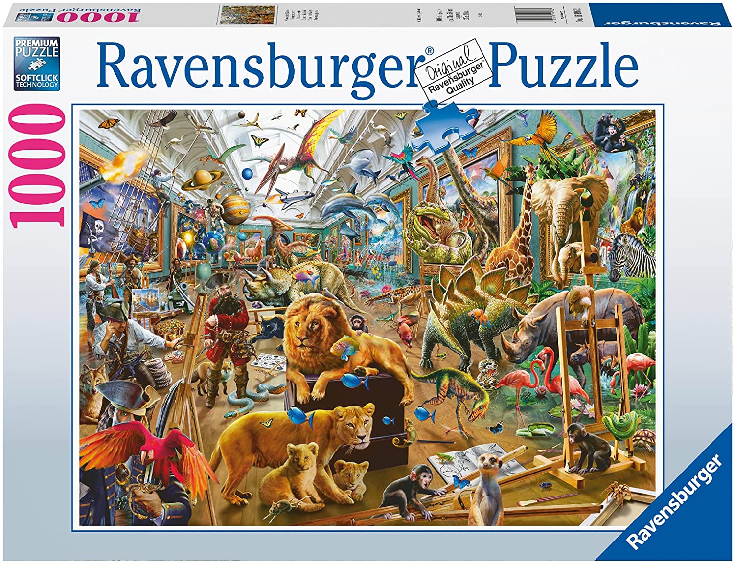 Chaos in the Gallery – 1000 Piece Jigsaw Puzzle (Ravensburger)