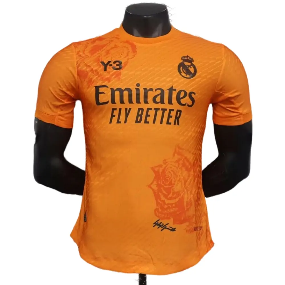 2024/2025 Real Madrid Y3 Orange Shirt - Player Version