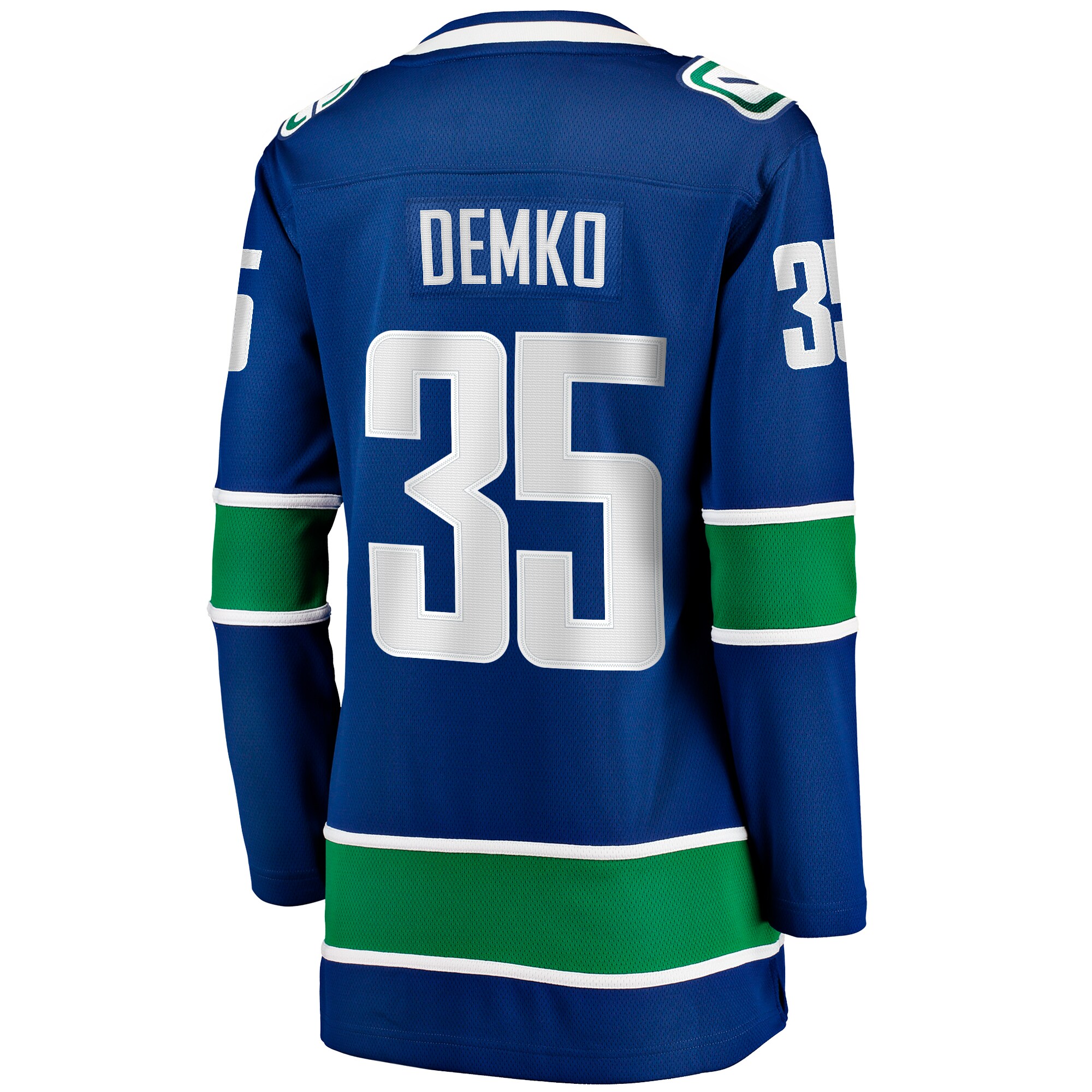 Thatcher Demko Vancouver Canucks Fanatics Women’s Home Breakaway Jersey – Blue