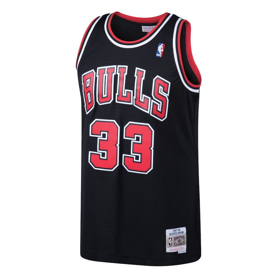 Scottie Pippen Chicago Bulls Mitchell & Ness 1997/98 Hardwood Classics Swingman Jersey - Black