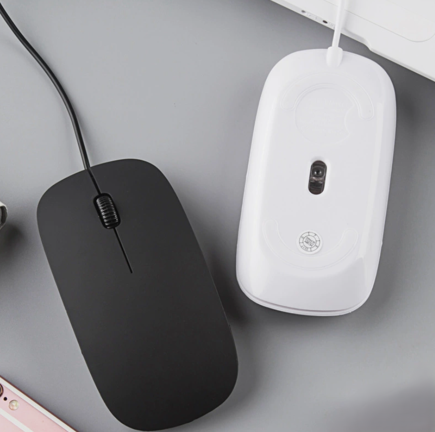 Minimalist Wired Optical Mouse