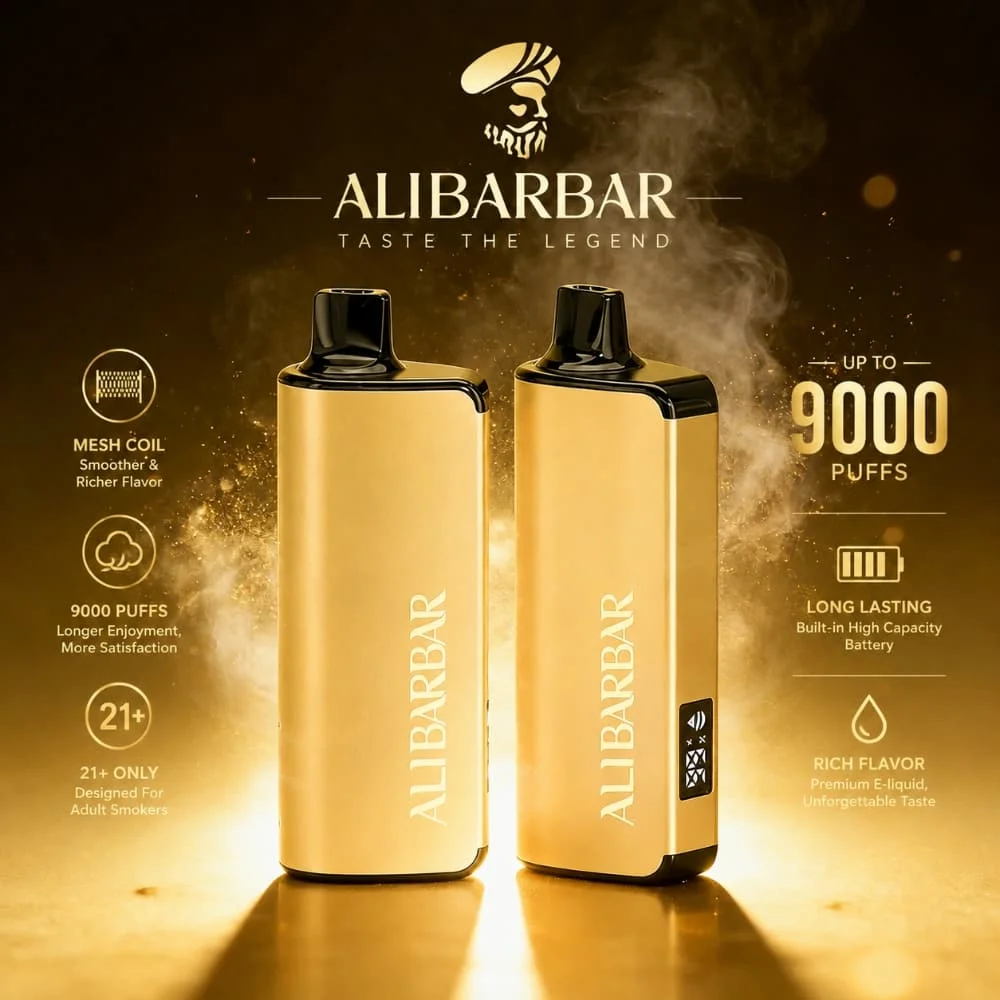 ALIBARBAR INGOT 9000 Puffs - 10PCS