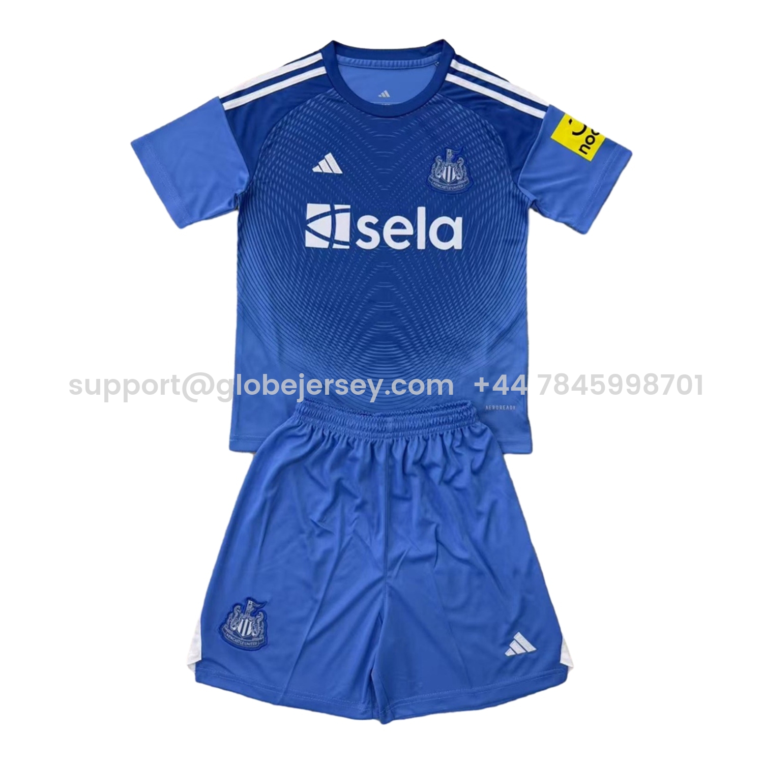 Newcastle United 25-26 Blue Goalkeeper Men's Adult Jersey Set - Fans Version