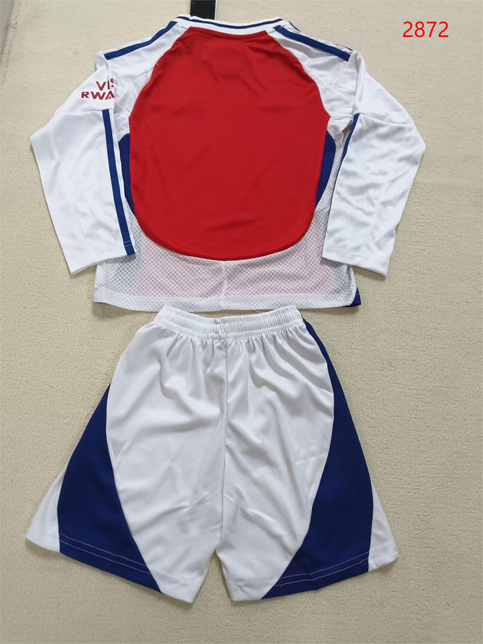 2024/25 Arsenal Home Long Sleeve Shirt - Kids Clothing