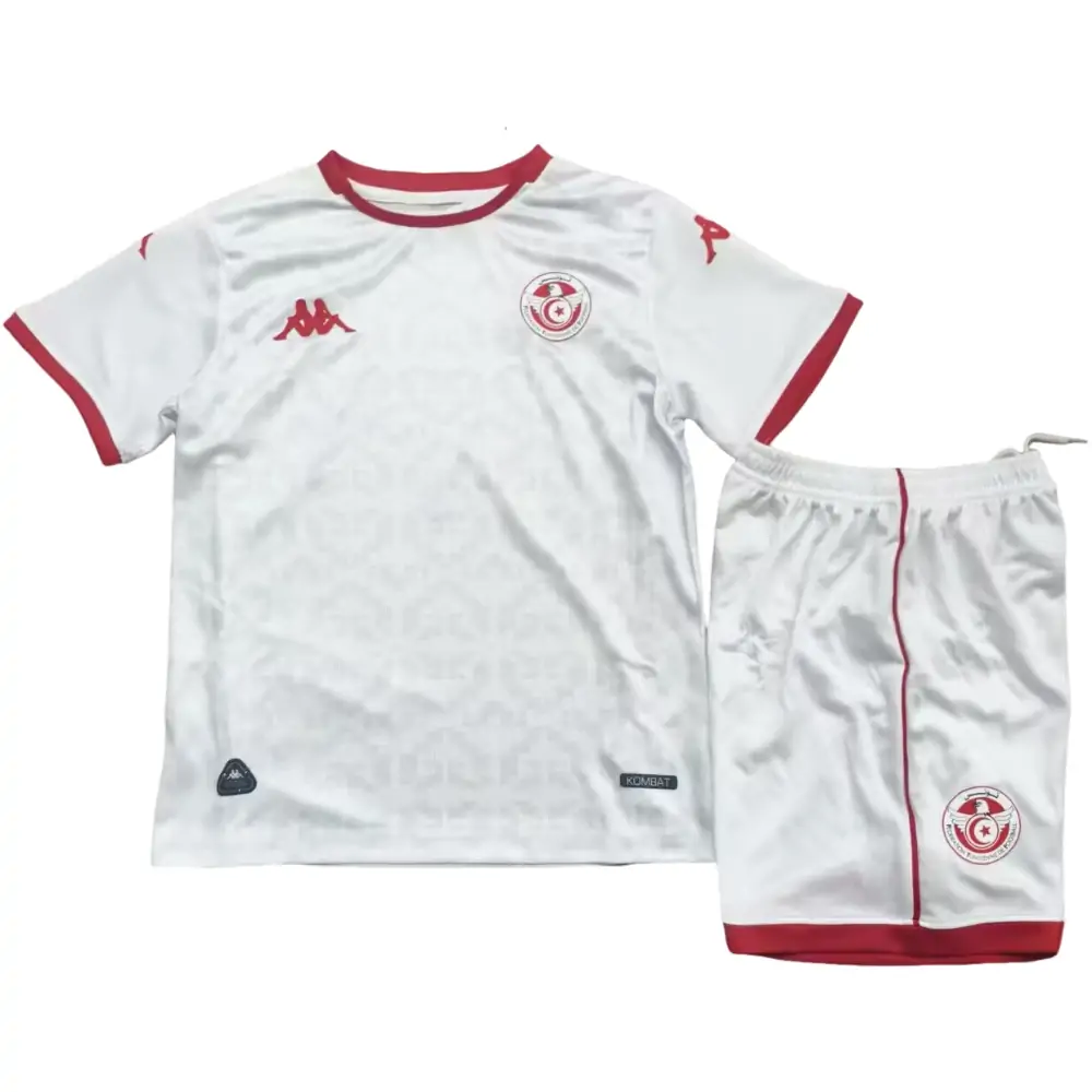 2025-26 Tunisia Away Jersey Children's Set - Fans Edition