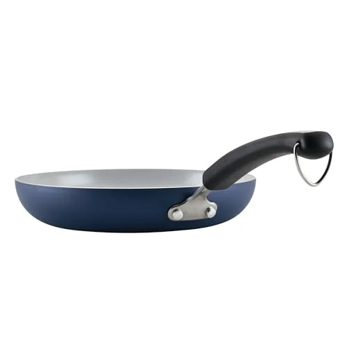 Farberware Bon Voyage Ceramic Nonstick Pots and Pans Set with Baking Sheet/Cookie Pan and Home Kitchen Tools, 8 Piece Non Stick Cookware Set - Blue