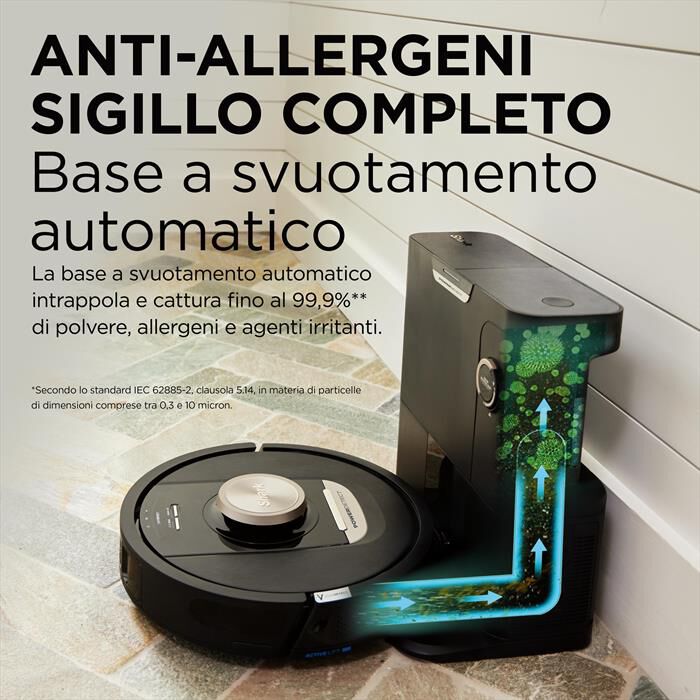 SHARK - ROBOT POWERDETECT CON AUTOSVUOTAMENTO RV2820VEEU-Nero/ Champagne