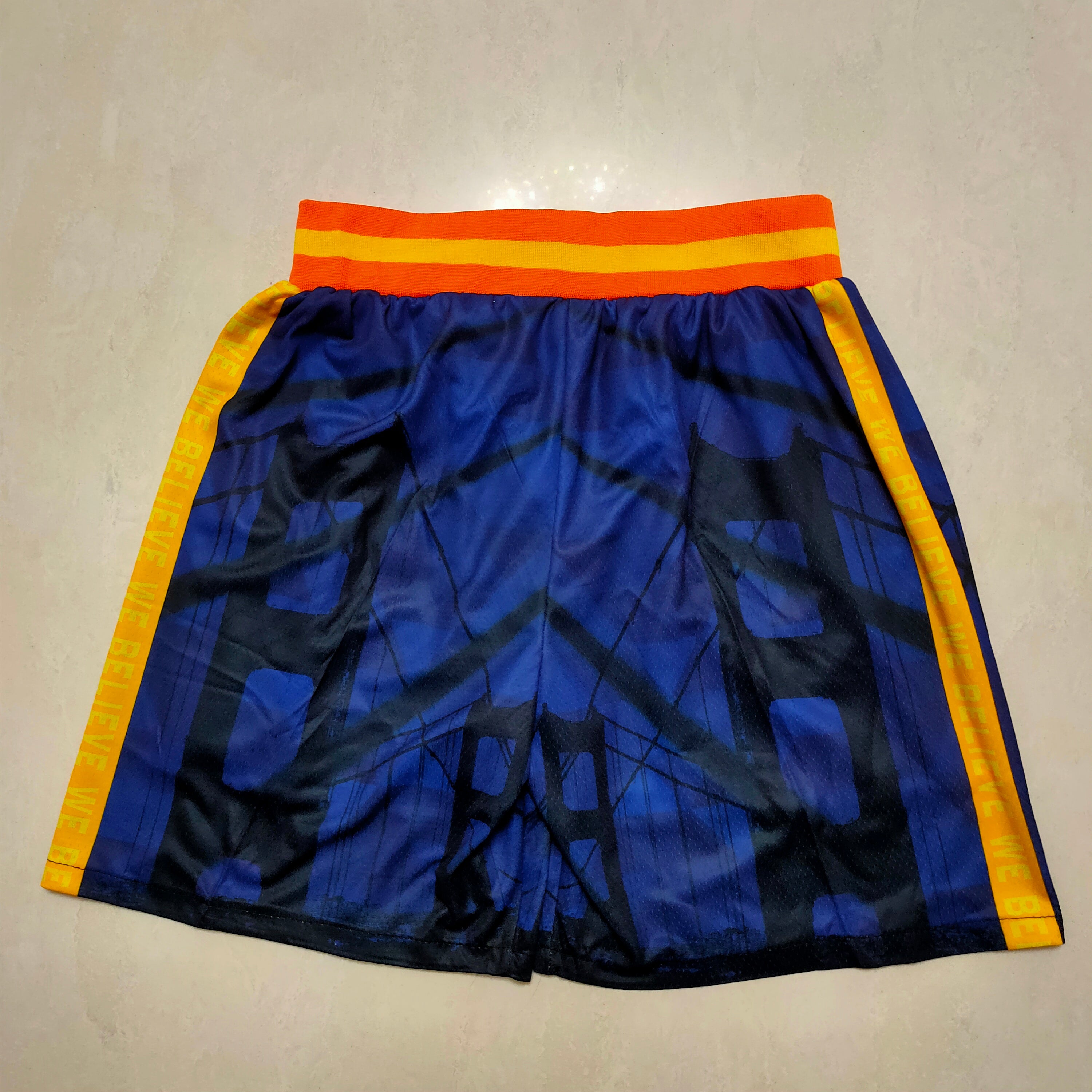 Golden State Warriors Blue Transfer Print Pants
