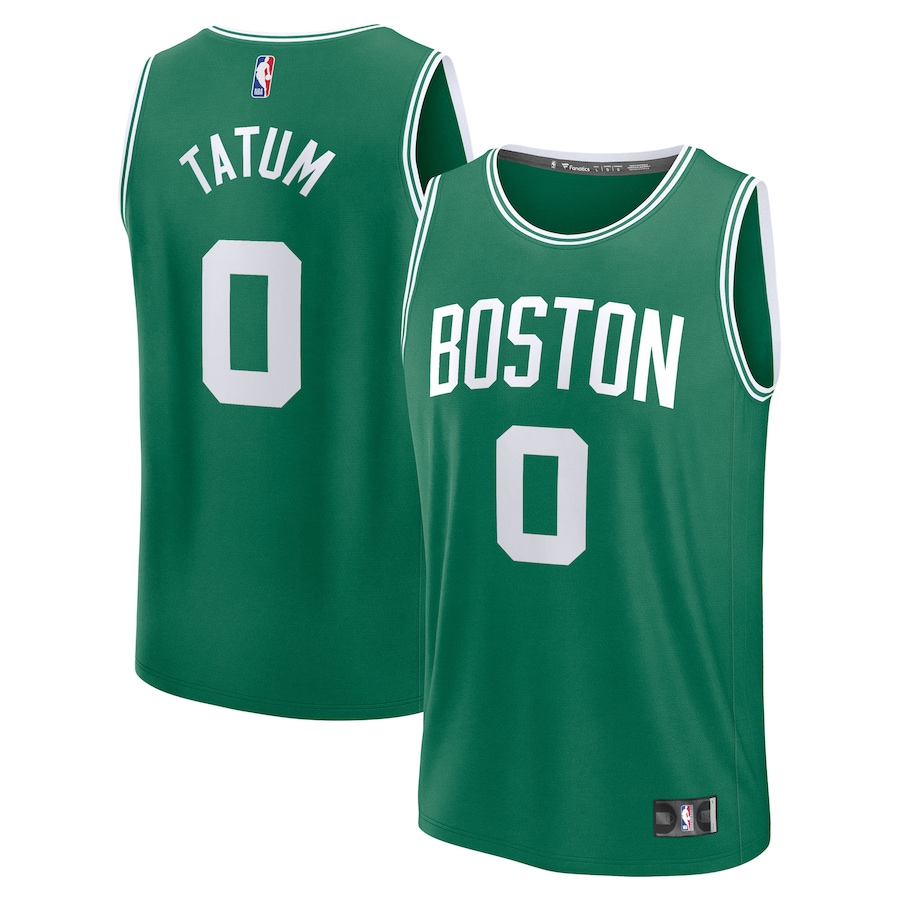 Men's Boston Celtics Jayson Tatum Fanatics Kelly Green Fast Break Replica Jersey - Icon Edition
