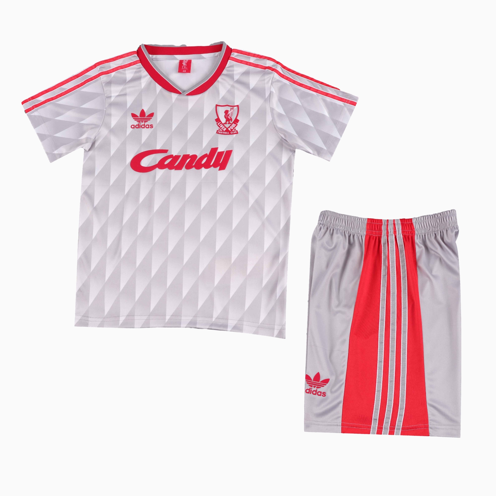 Retro Liver.pool 1989-91 Away Kids Kit