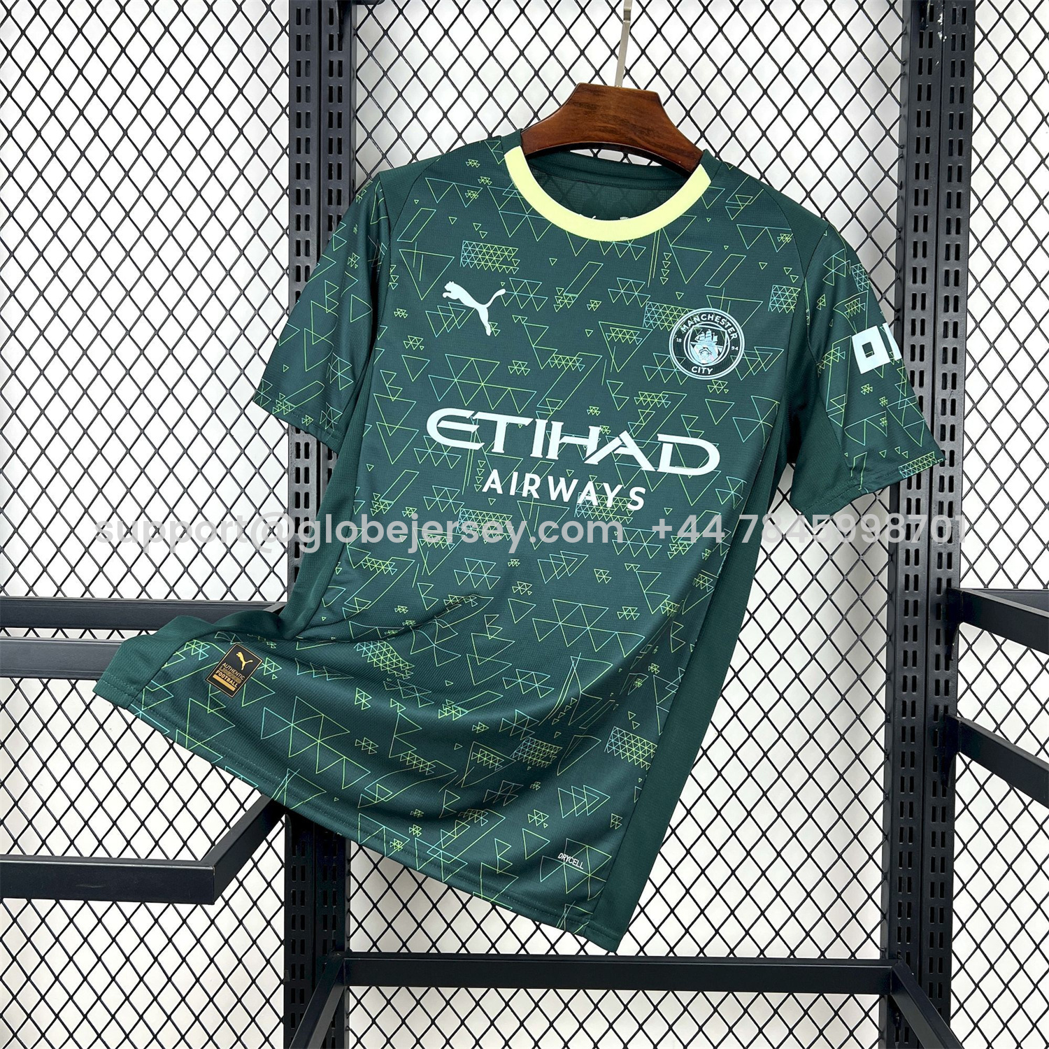 Manchester City 25-26 Fourth Green Jersey - Fans Version