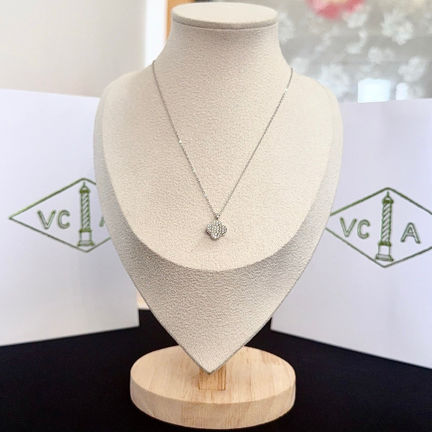 four leaf clover necklace