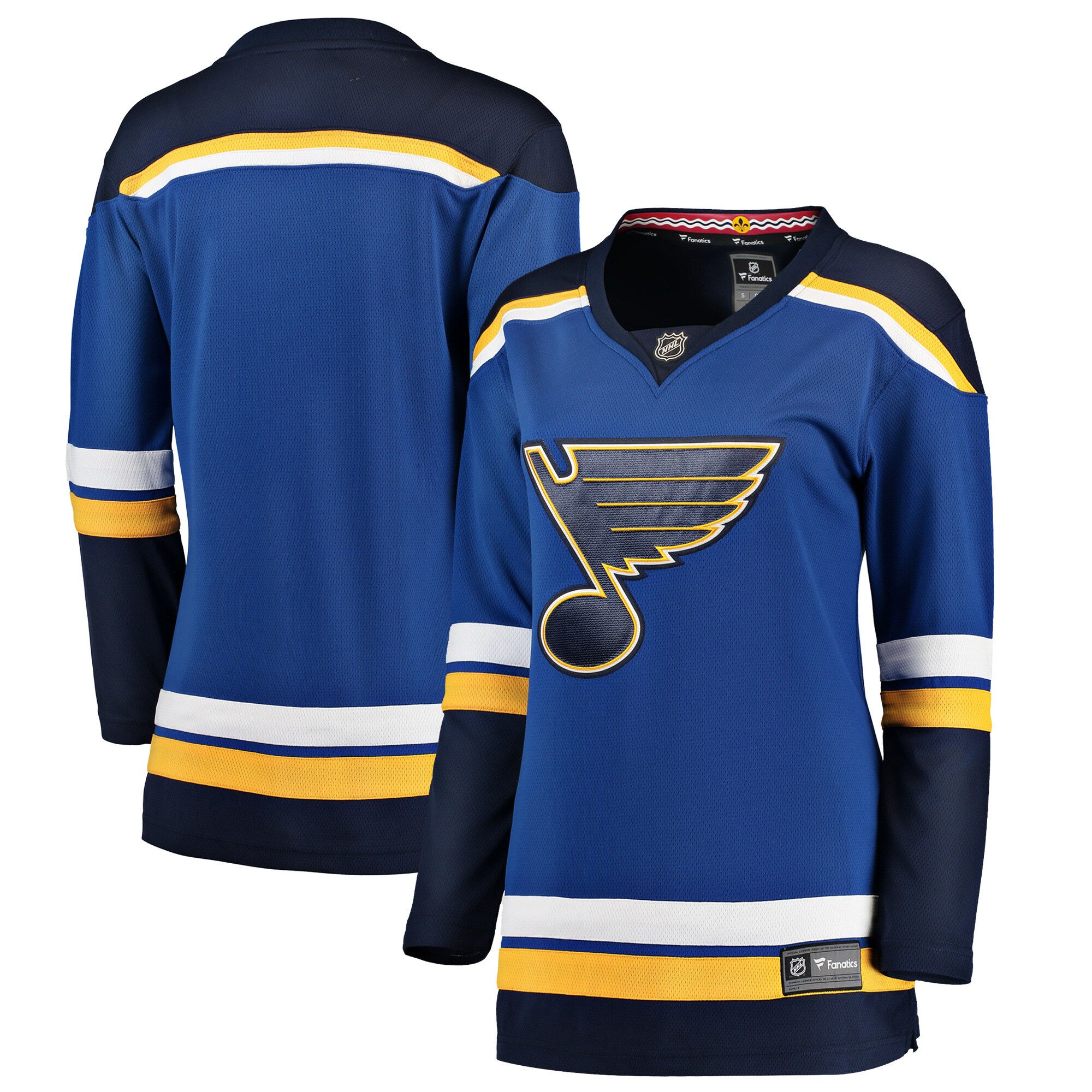St. Louis Blues Fanatics Women’s Breakaway Home Jersey – Blue