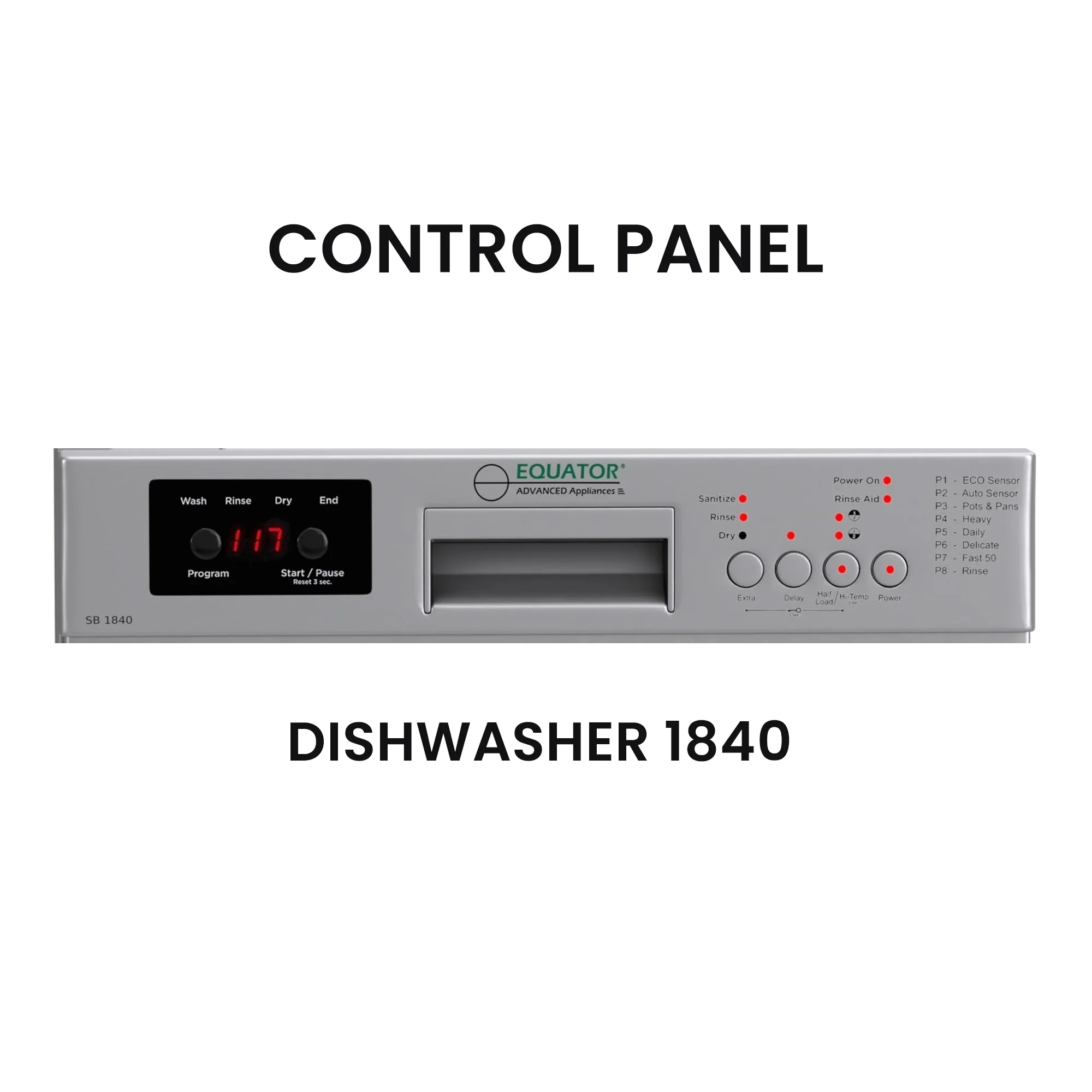 Equator 18 in Dishwasher 10 place QUIET 110V E-Star ADA? HP Garbage Disposer