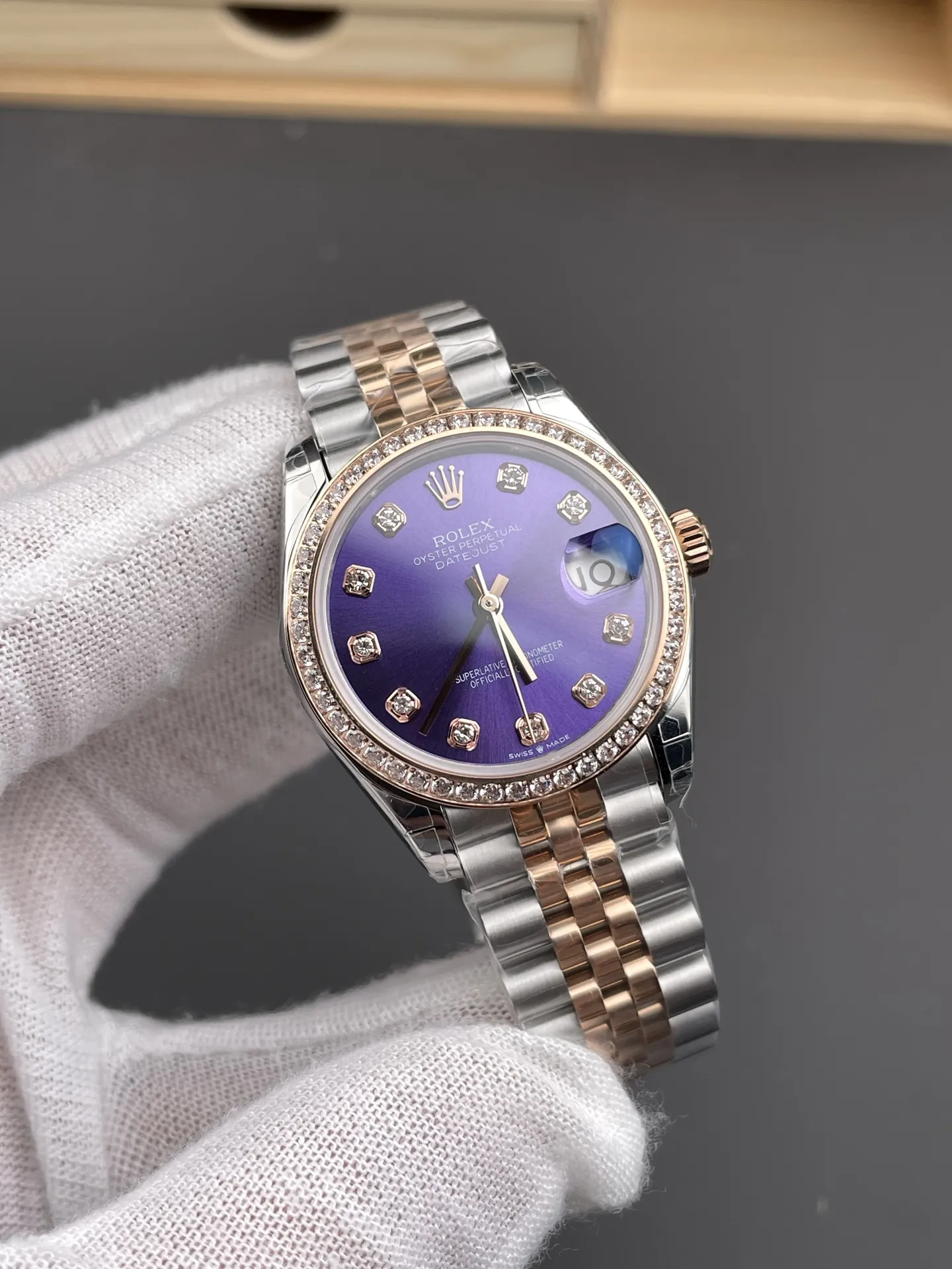 Rolex Datejust Rose Gold Ladies 31mm