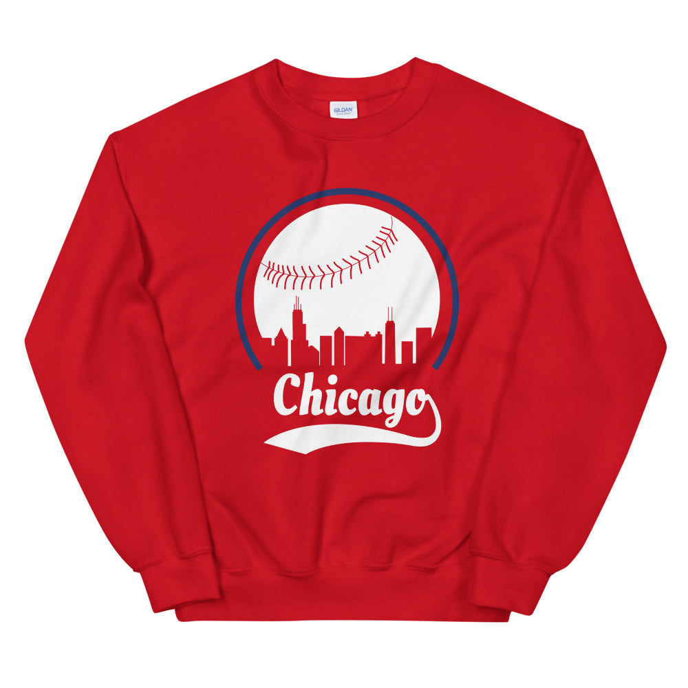 Unisex Chicago Cubs Baseball Crewneck Sweatshirt