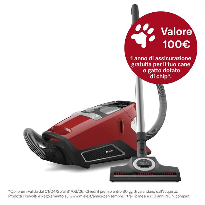 MIELE - Aspirapolvere a traino CX1 CAT&DOG POW-Rosso mango