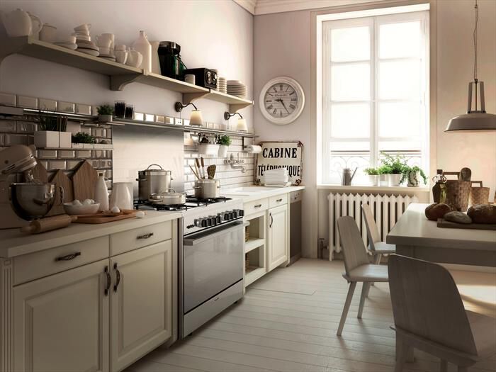 GLEM GAS - Cucina a gas U654VI Classe A-INOX