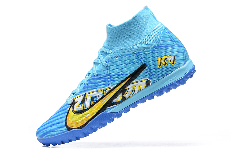 Assassin 15th generation high-top fully knitted waterproof MD air cushion grass spike football shoes