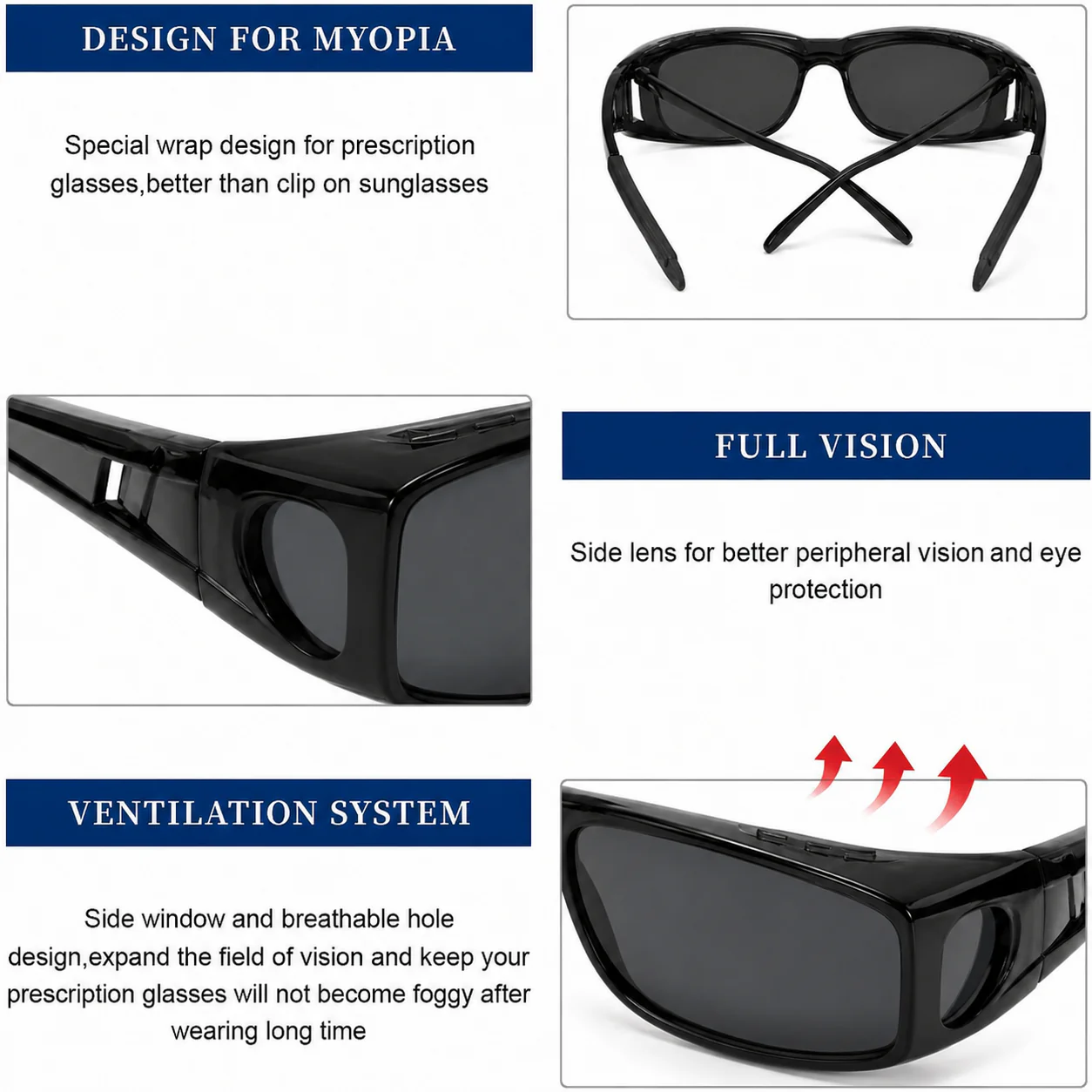 Polarized Fit-Over Sunglasses