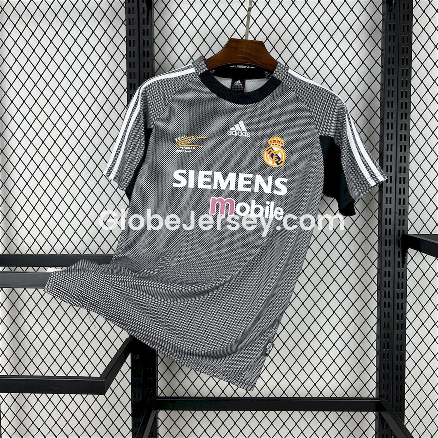 Retro Real Madrid 2002-03 Grey Goalkeeper Jersey