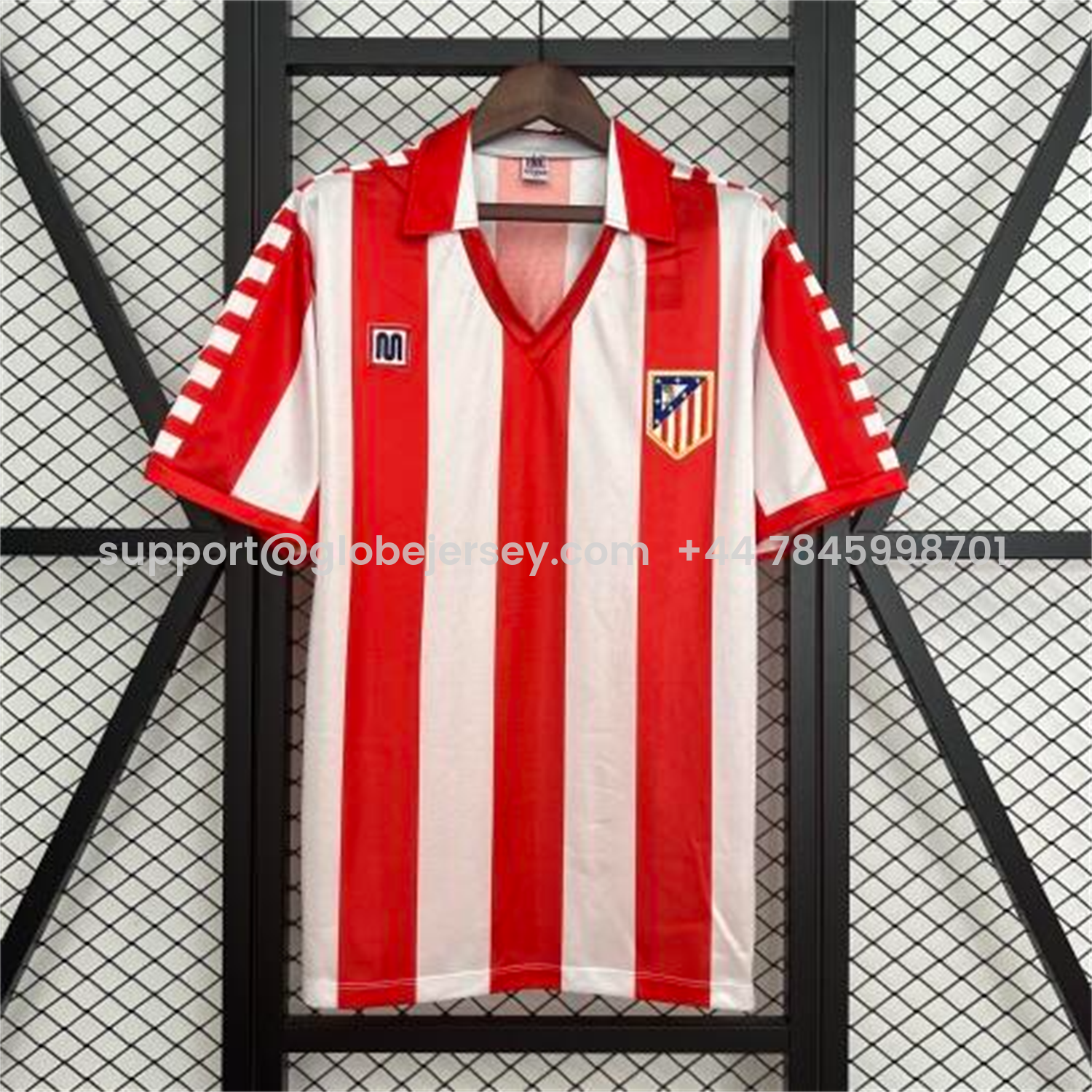 Retro Atletico Madrid 1982-83 Home Jersey