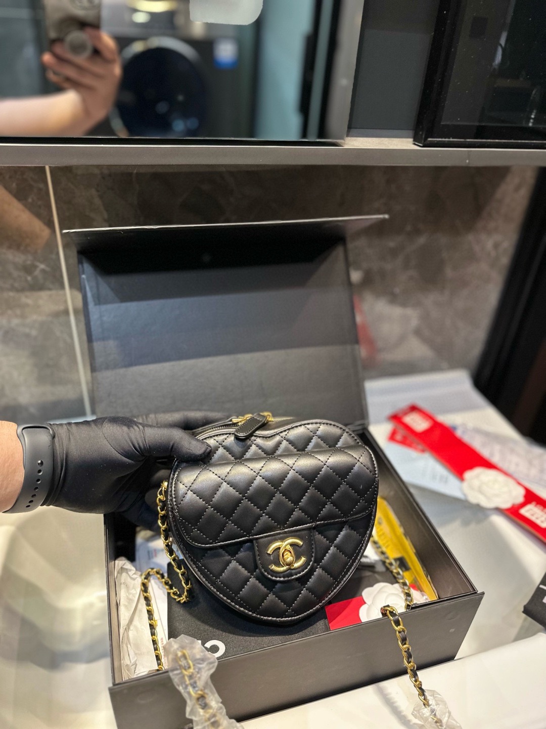 Chanel Mini Heart Crossbody Bag