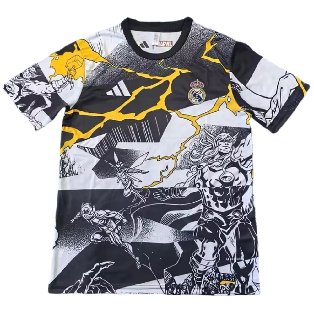 2025-26 Real Madrid Marvel Collaboration Jersey - Fans Edition