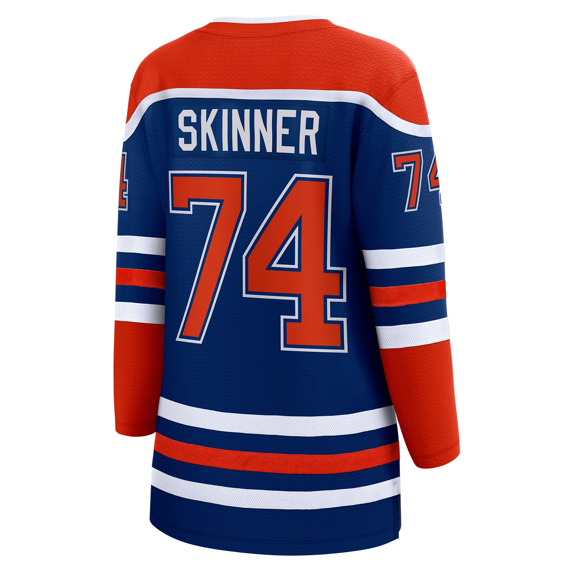 Stuart Skinner Edmonton Oilers Fanatics Women’s Home Breakaway   Jersey – Royal