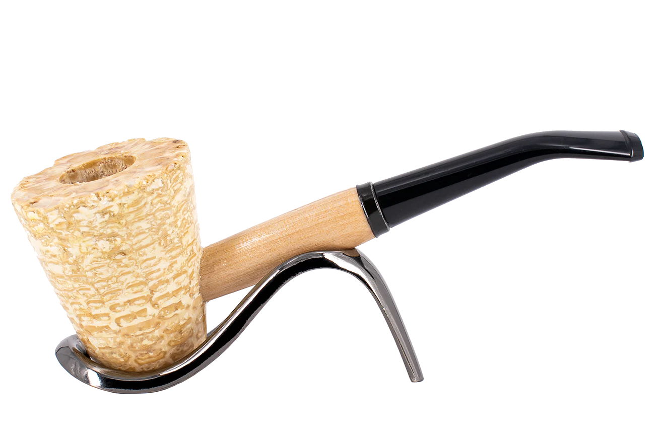 Missouri Meerschaum Mark Twain Corn Cob Pipe - Bent