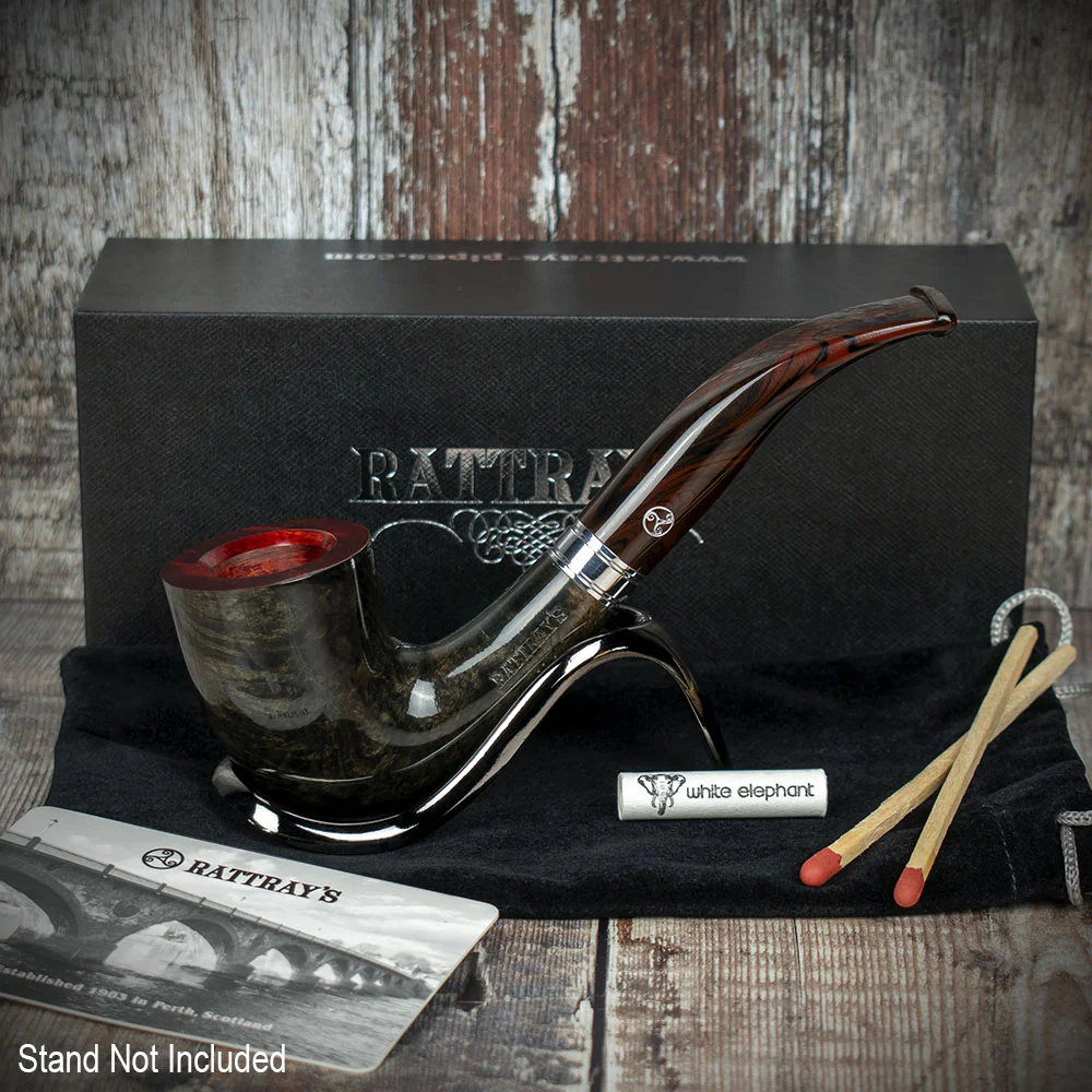Rattray's Alba Briar Smoking Pipe - Shape No 48