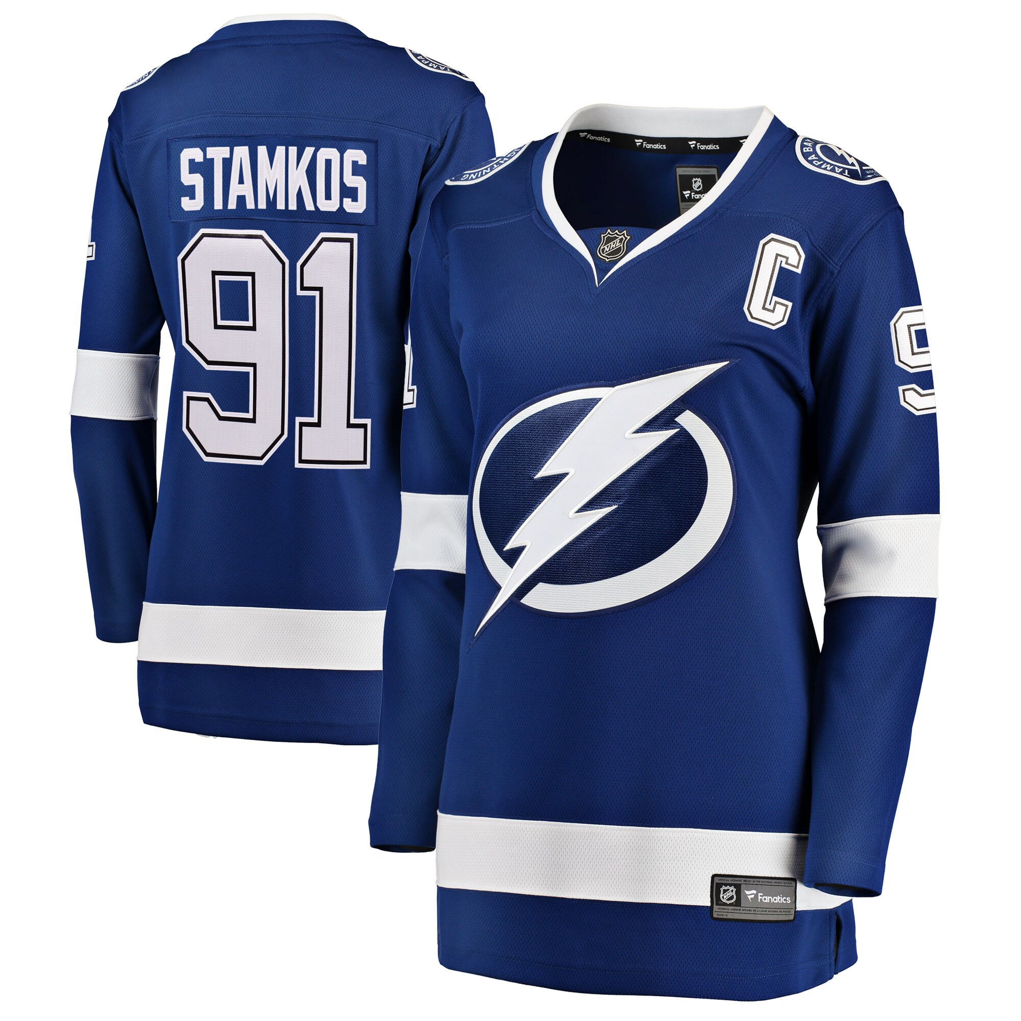 Steven Stamkos Tampa Bay Lightning Fanatics Women’s Home Breakaway   Jersey – Blue