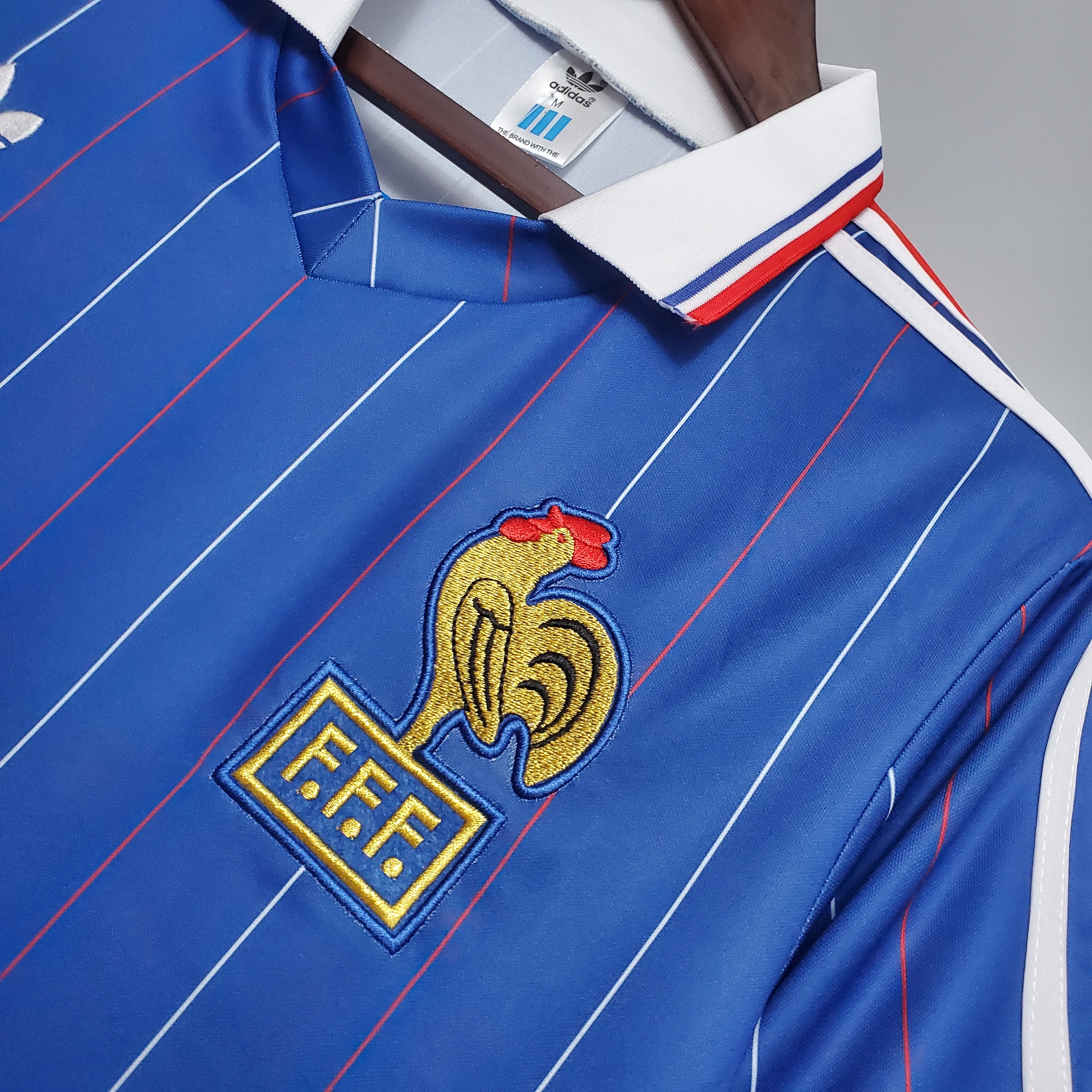 1982 France home retro jersey 1:1 Thai quality-Fans Edition