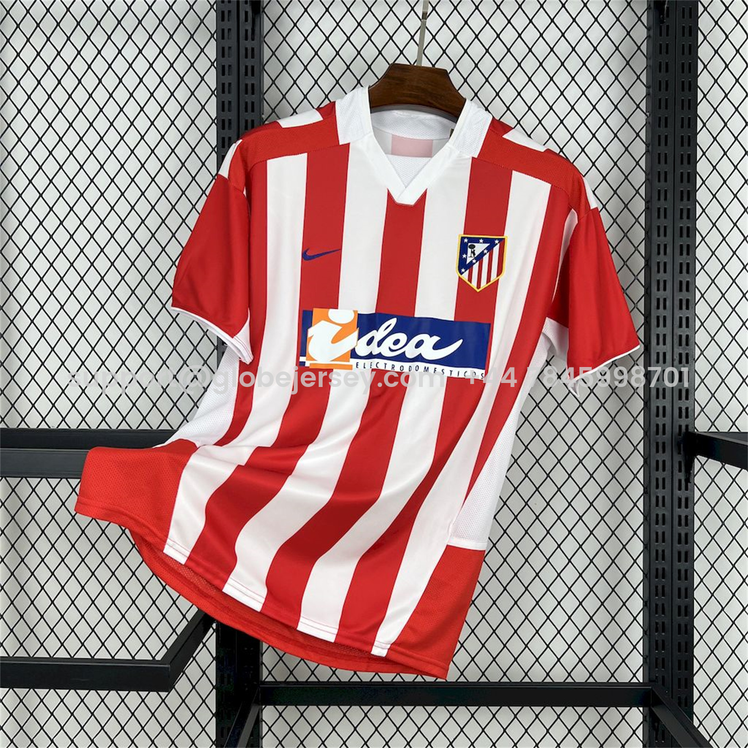 Retro Atletico Madrid 2002-03 Home Jersey
