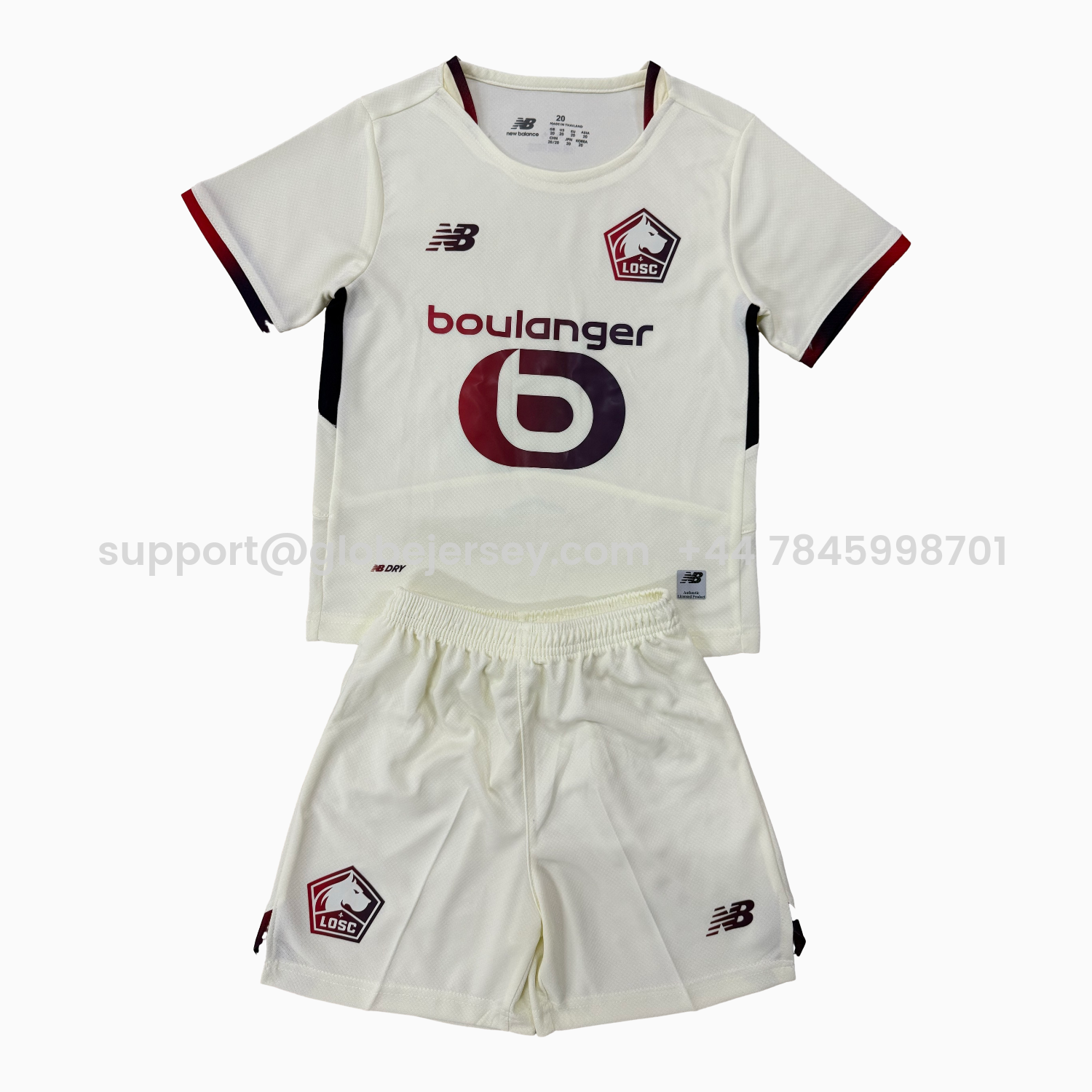Lille 25-26 Away Men's Adult Jersey Set - Fans Version