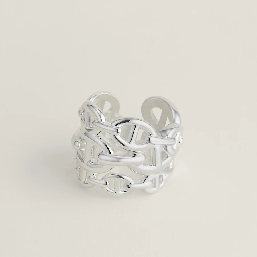 Chaine dancre Enchainee ring, large model