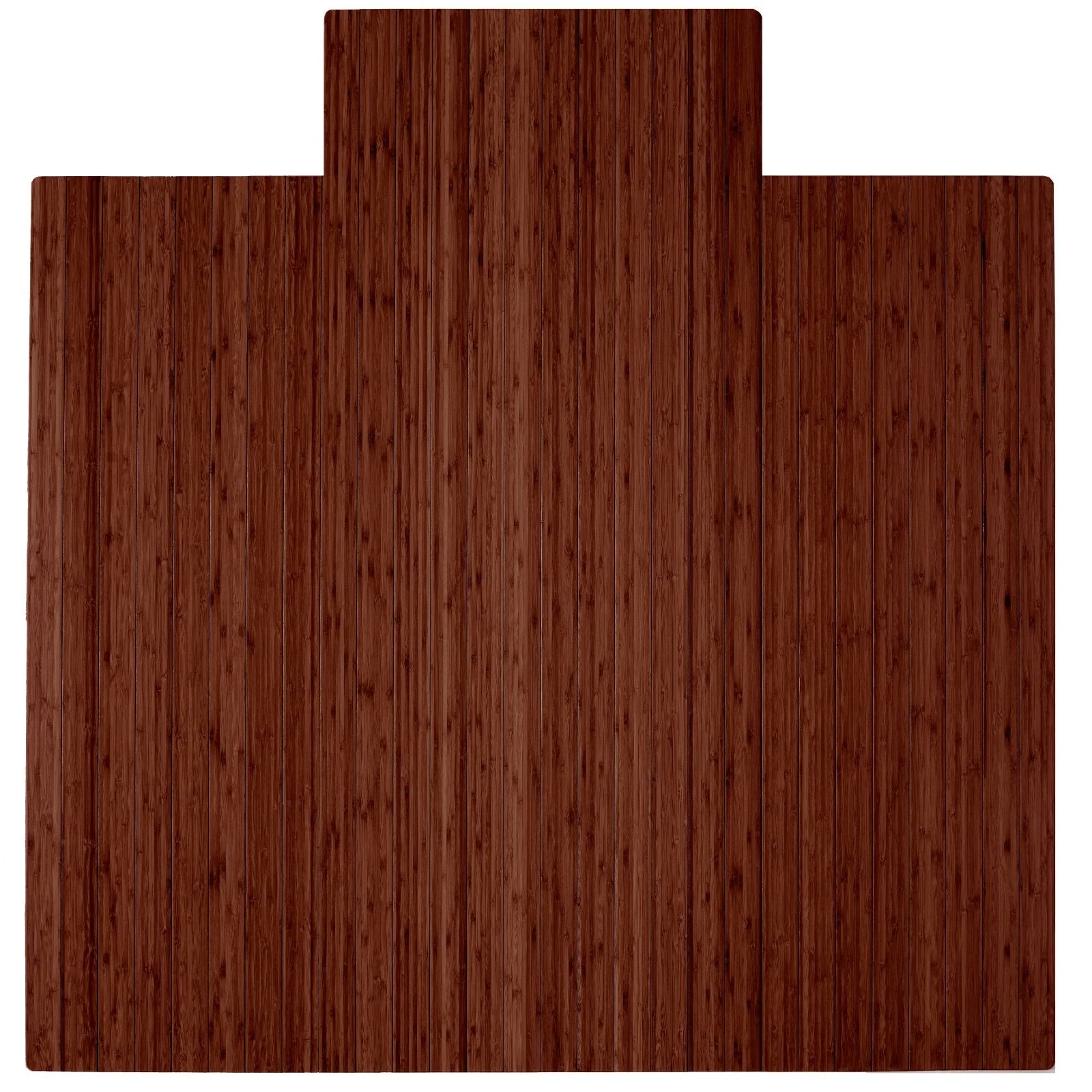 Anji Mountain AMB24054 Bamboo Roll-Up Chairmat- 55 x 57 in.
